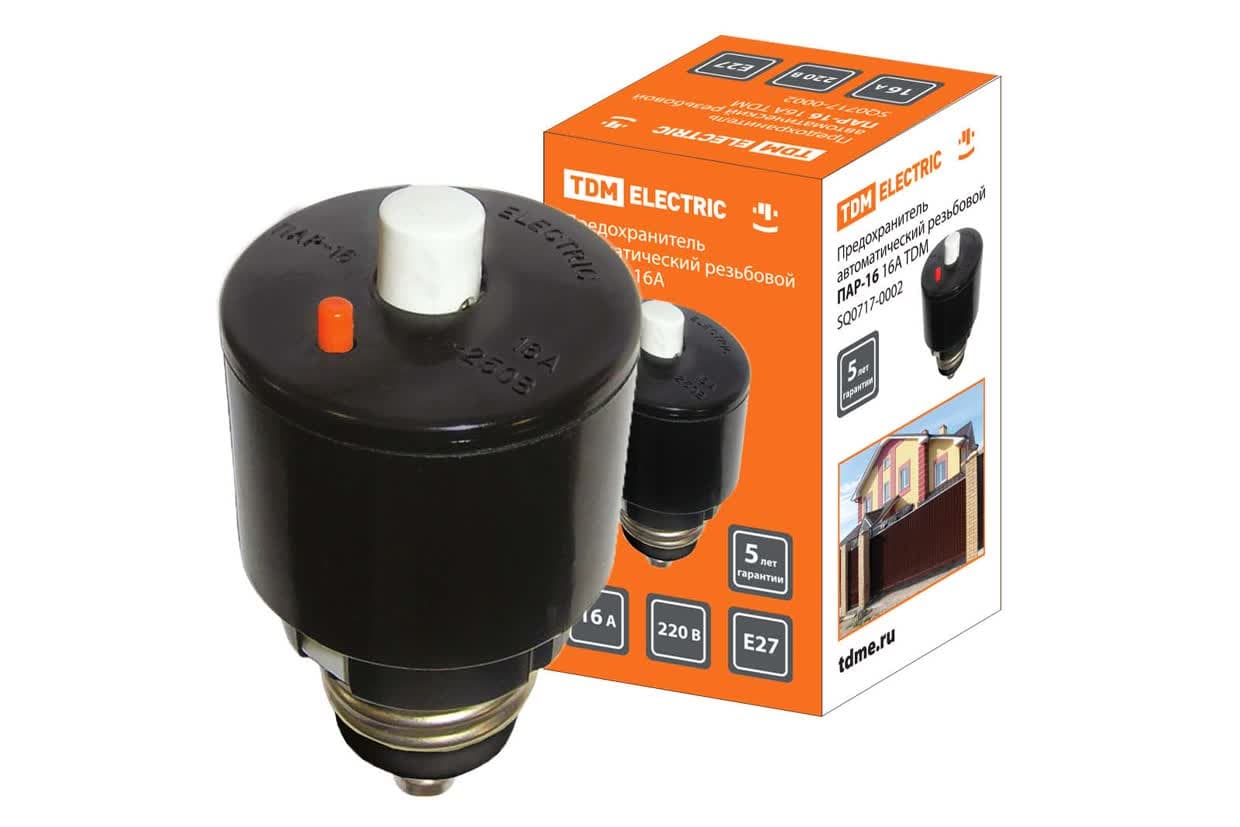 Предохранитель автоматический резьбовой ПАР-16 16А TDM