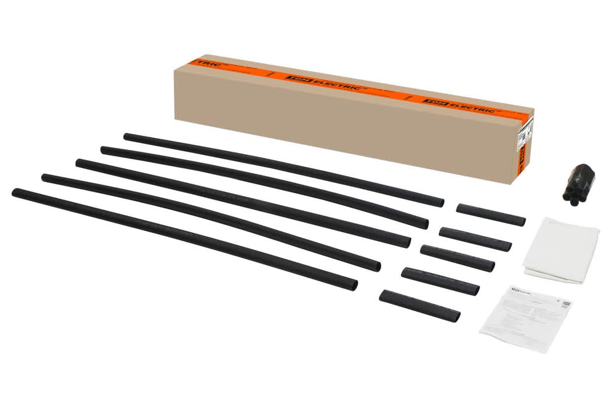 Муфта кабельная термоусаживаемая концевая, внутренней и наружной установки 10-25 кв.мм, 1кВ, ПВХ/СПЭ без брони, без наконечников 5ПКВНтп1-10/25-БН TDM