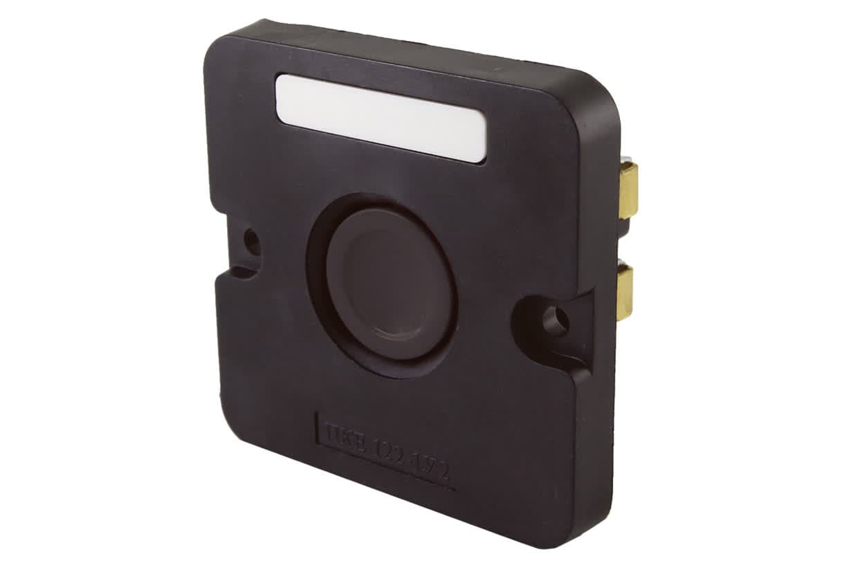 Пост кнопочный ПКЕ 112-1 У3, черная кнопка, IP40 TDM