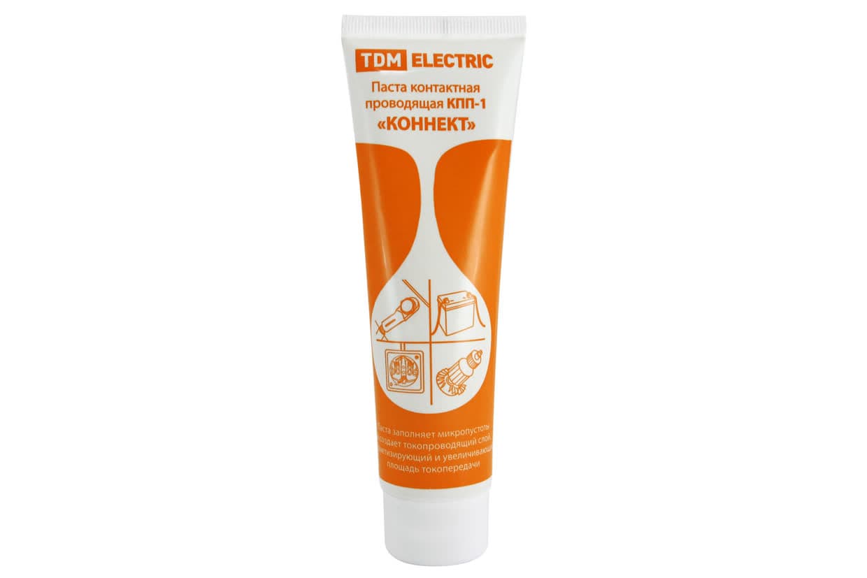 Паста контактная проводящая КПП-1 "КОННЕКТ", 100 г TDM