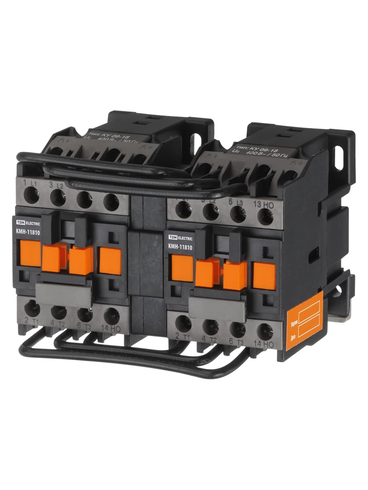 Контактор КМН-11830 реверс 18А 400В/АС3 2НО TDM