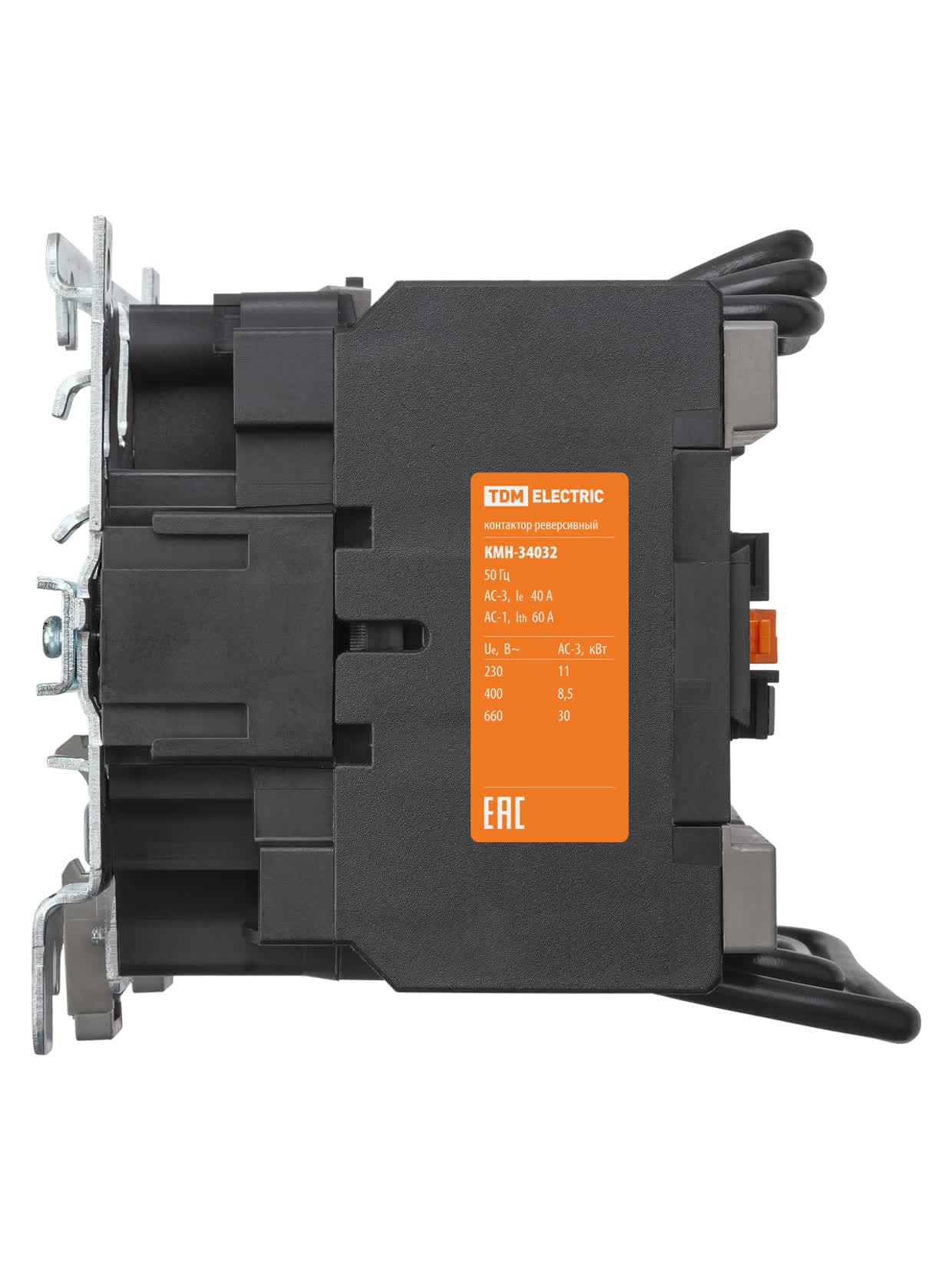 Контактор КМН-34032 реверс 40А 230В/АС3 2НО; 2НЗ TDM