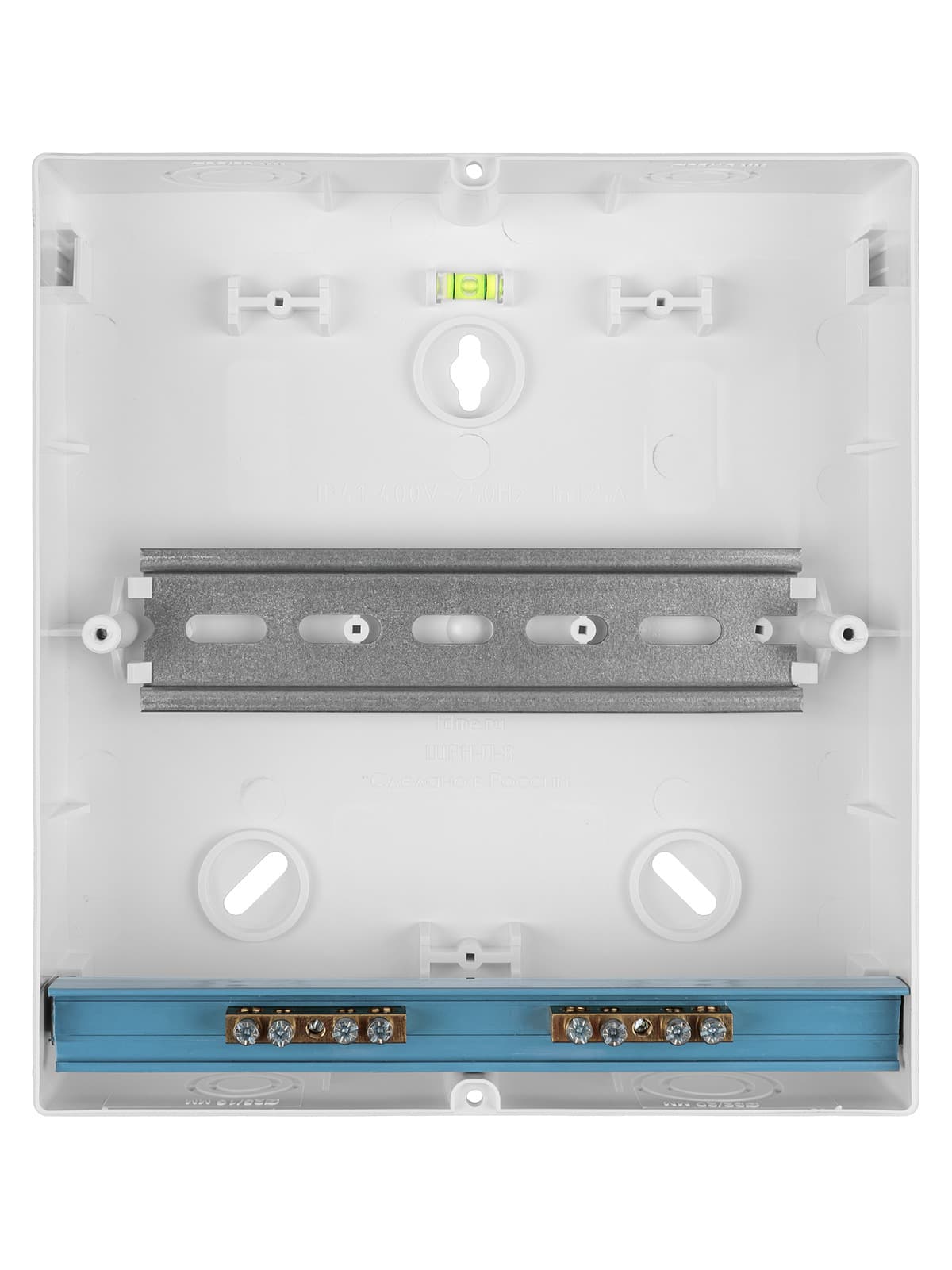 Щит ЩРН-П-8 модулей, навесной, пластик, белый, дымчатая дверца, IP41 TDM