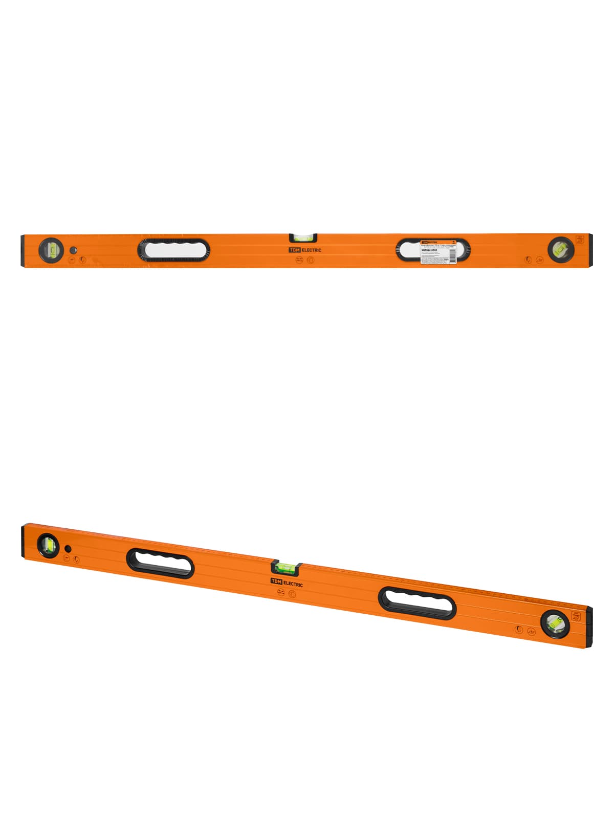 Уровень (ватерпас) 100 см, 3 глазка, алюминиевый, усиленный, с магнитом, серия "Алмаз" TDM