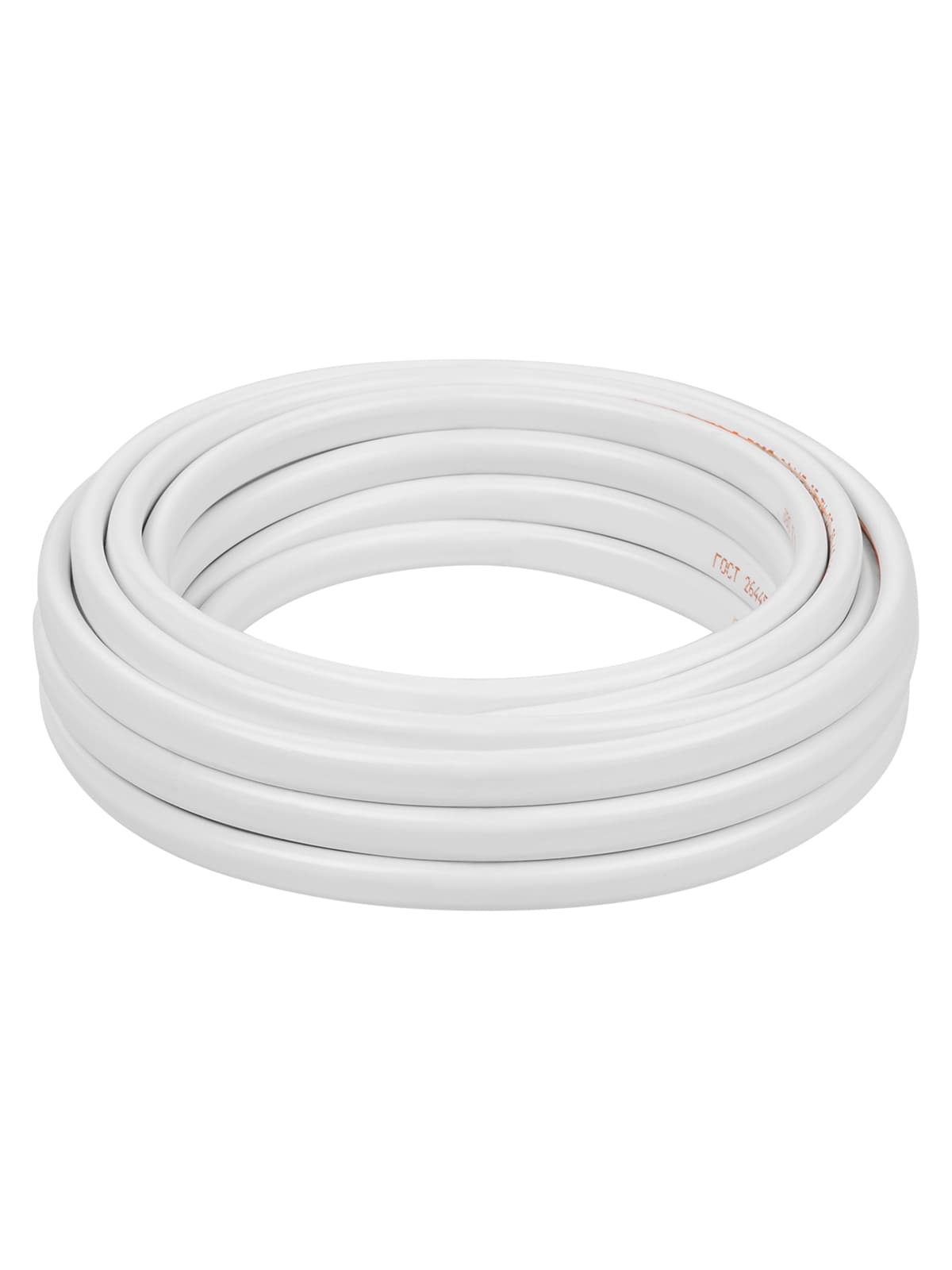 Шнур ШВВП 2х0,5 ГОСТ (5м), белый TDM