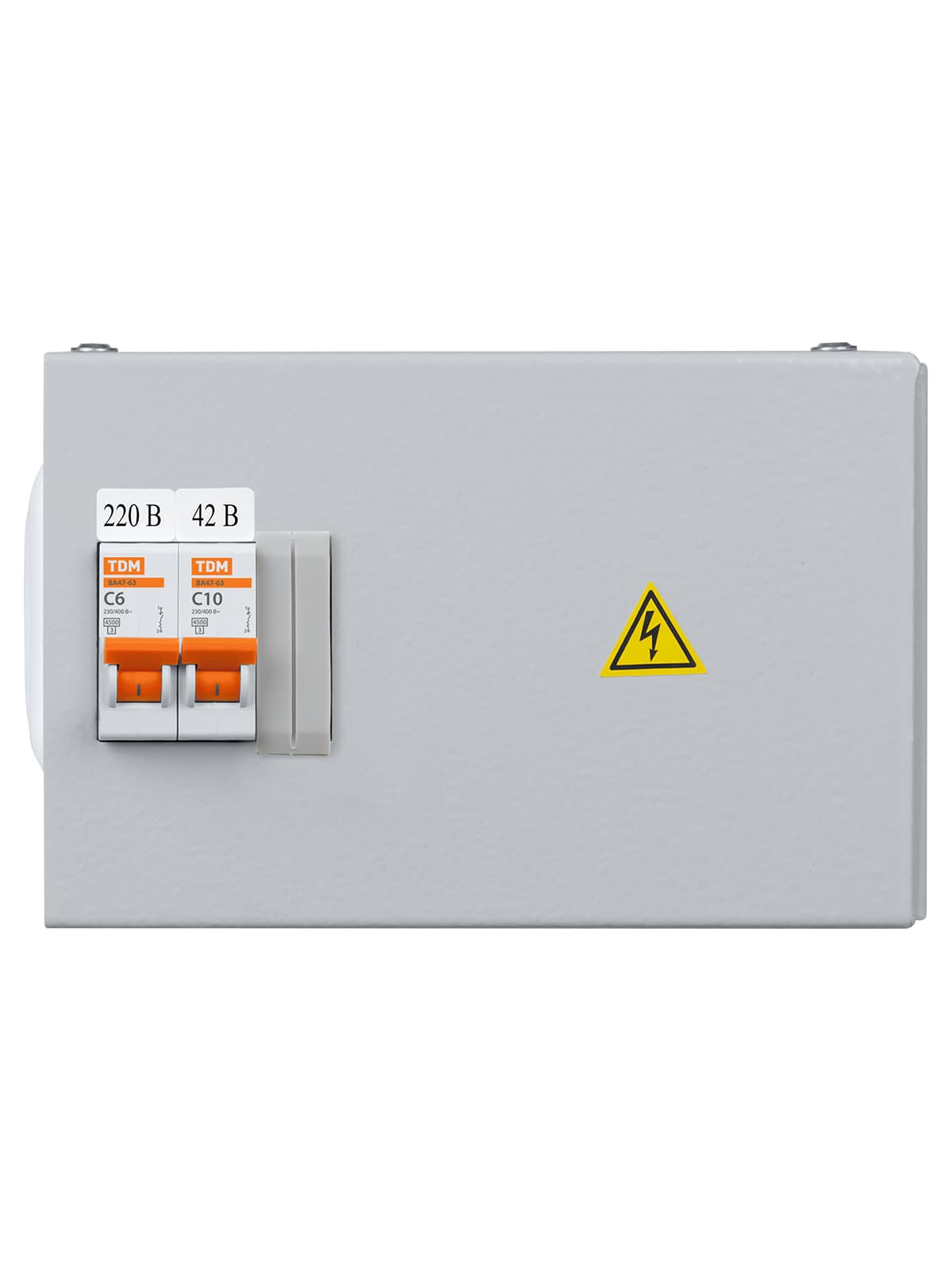 Ящик с трансформатором понижающим ЯТП-0,25 220/42-2 авт. IP31 TDM