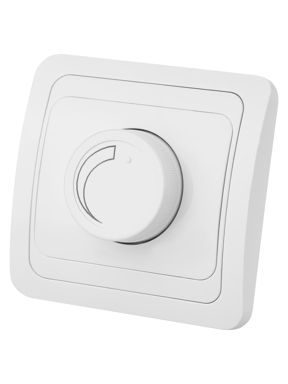 Светорегулятор (RL, 600Вт) поворотный белый "Валдай" TDM