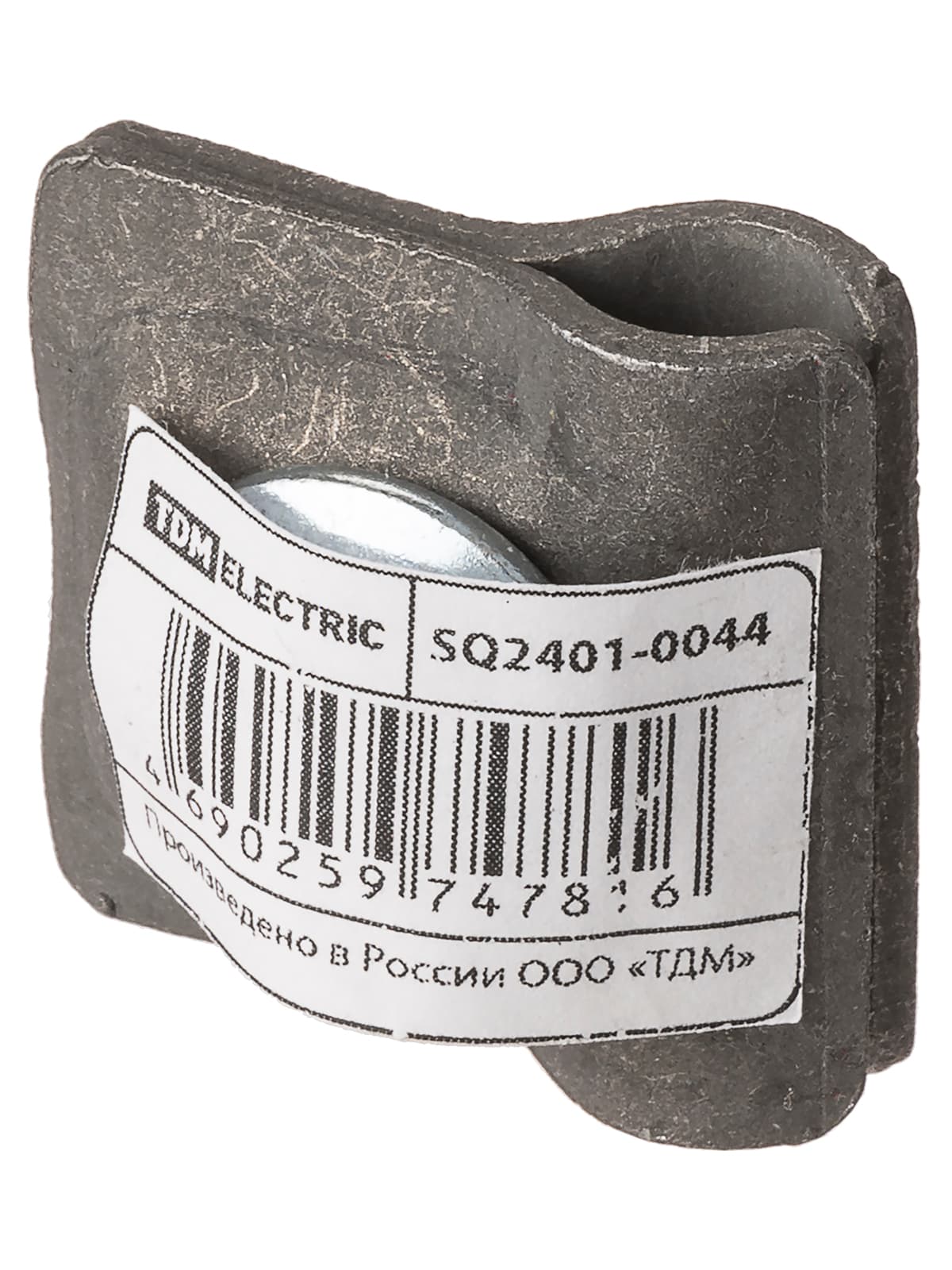 Зажим соединительный универсальный 1-о болтовой 30х30 мм, прут-прут Ø6-16 мм, термодиффузия (упак. 1 шт.) TDM