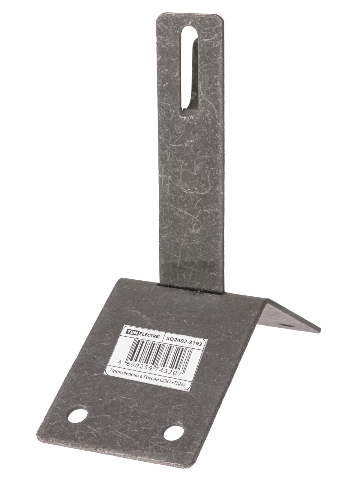 Держатель коньковый для прута Ø6-10 мм, стальной крюк, 150 мм, гор. цинк. (упак. 1 шт.) TDM