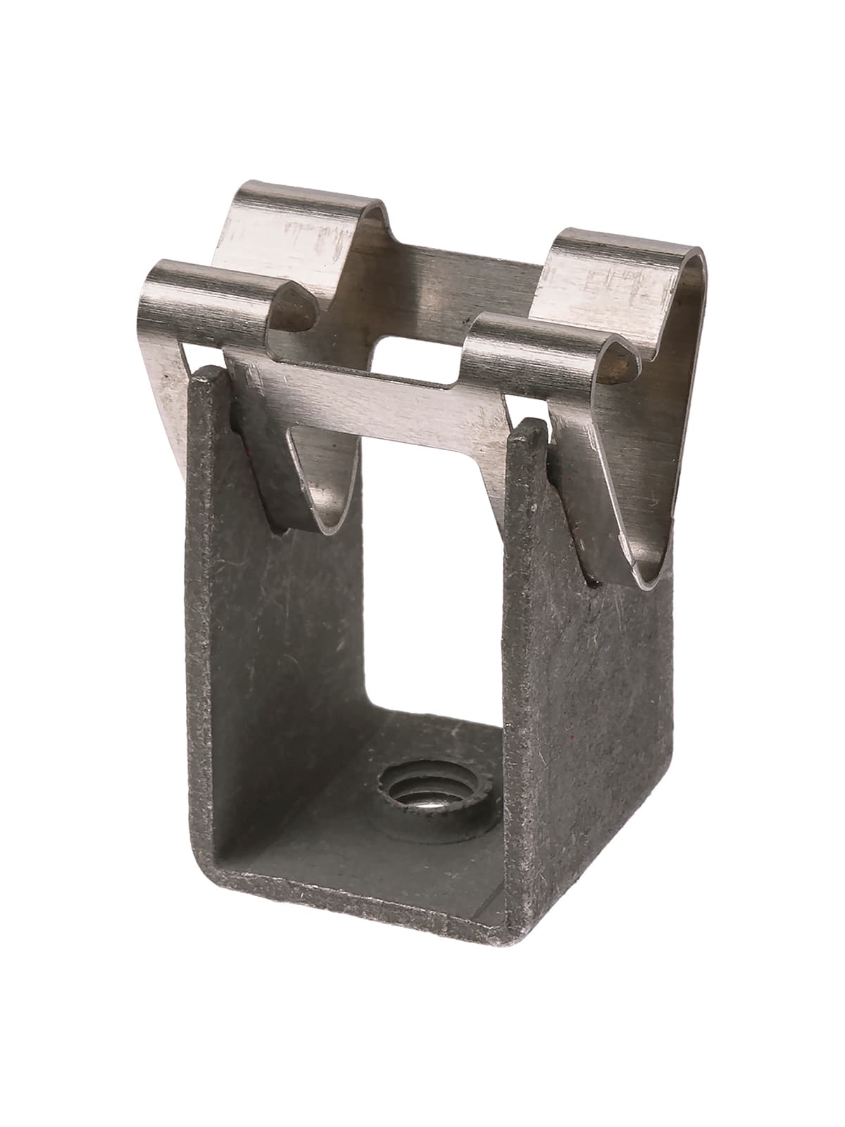 Держатель для гориз. и верт. поверхностей, стальной фиксатор для прута Ø8 мм, высота 35 мм, гор. цинк. (упак. 1 шт.) TDM