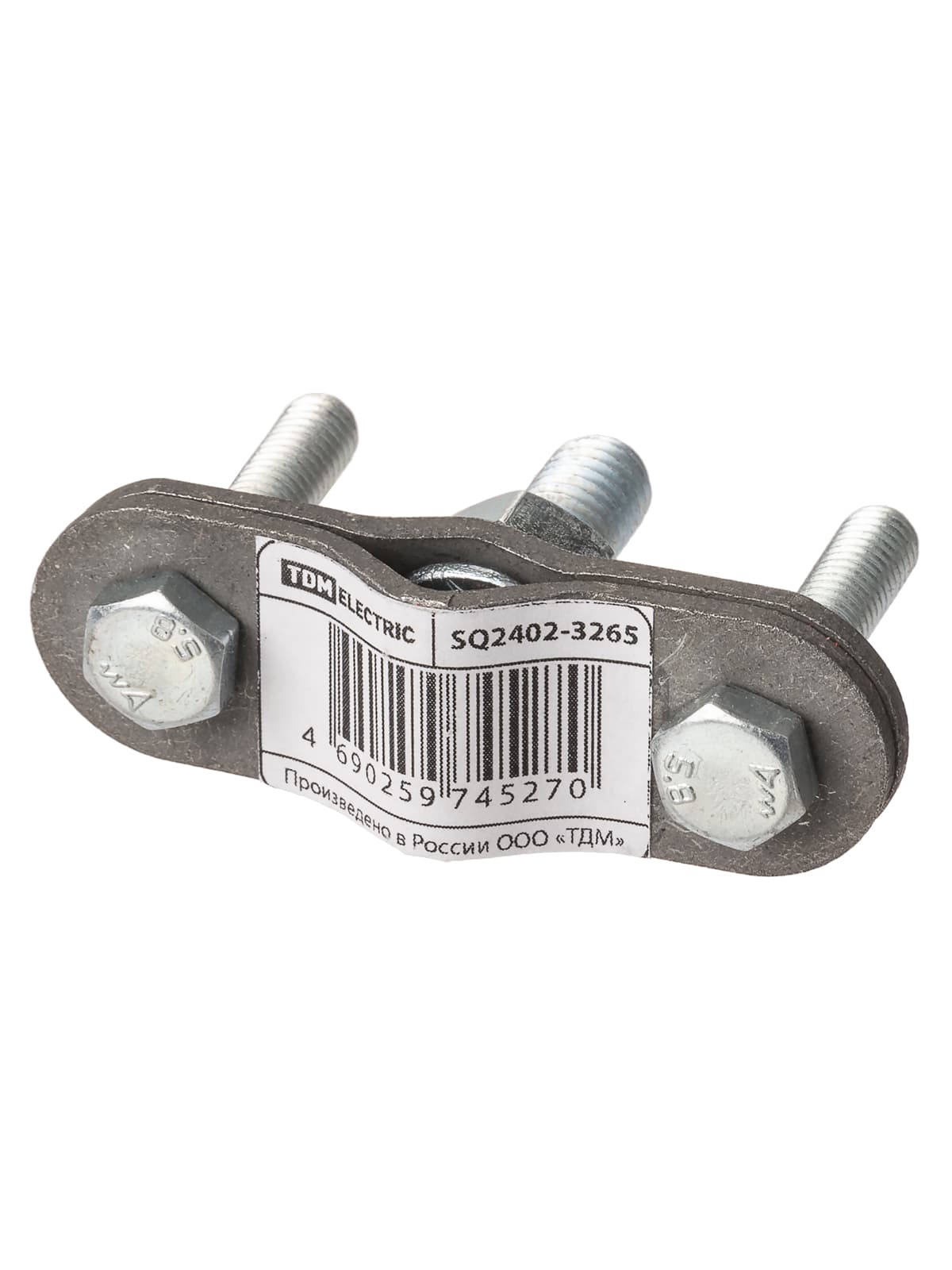 Держатель прута Ø8-20 мм для изоляционной штанги, М8, термодиффузия (упак. 1 шт.) TDM