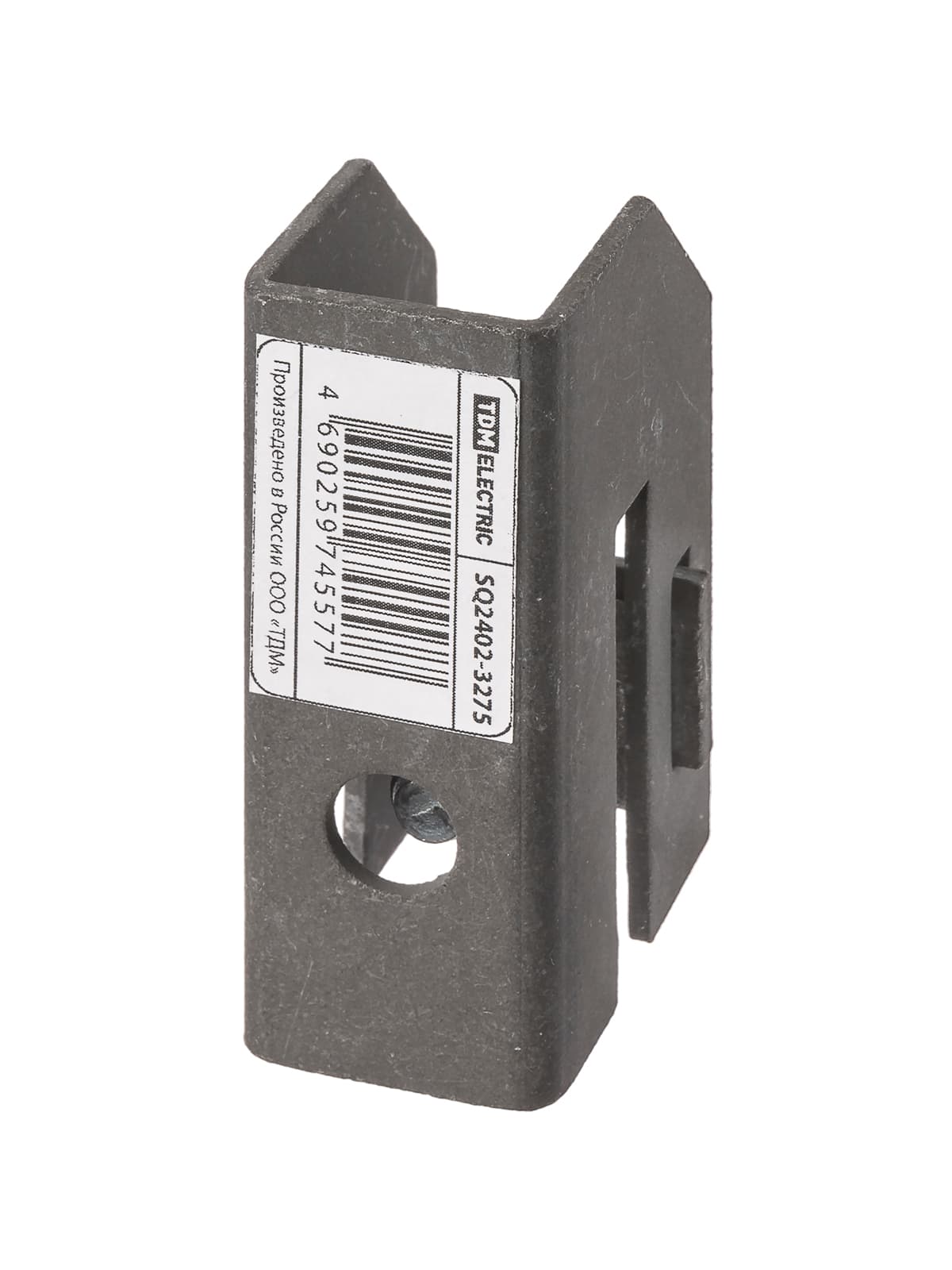 Держатель фасадный с зажимом для полосы толщиной 3-8 мм, термодиффузия (упак. 1 шт.) TDM