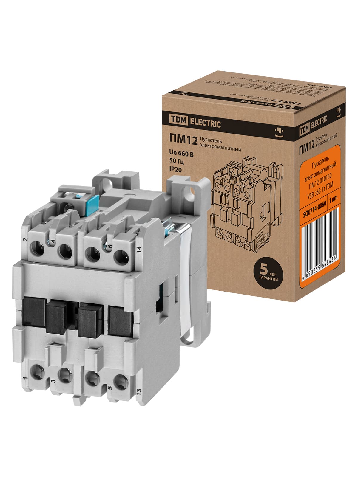 Пускатель электромагнитный ПМ12-010150 У3В 36В 1з TDM