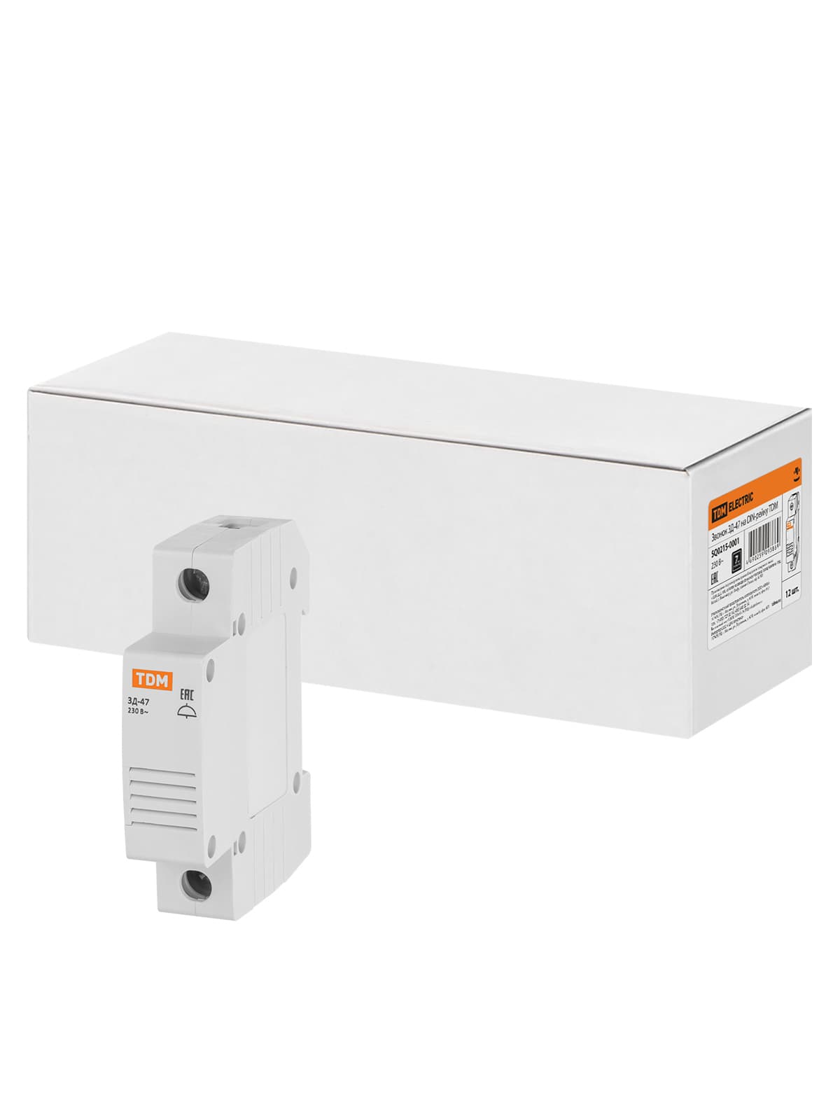 Звонок ЗД-47 на DIN-рейку TDM