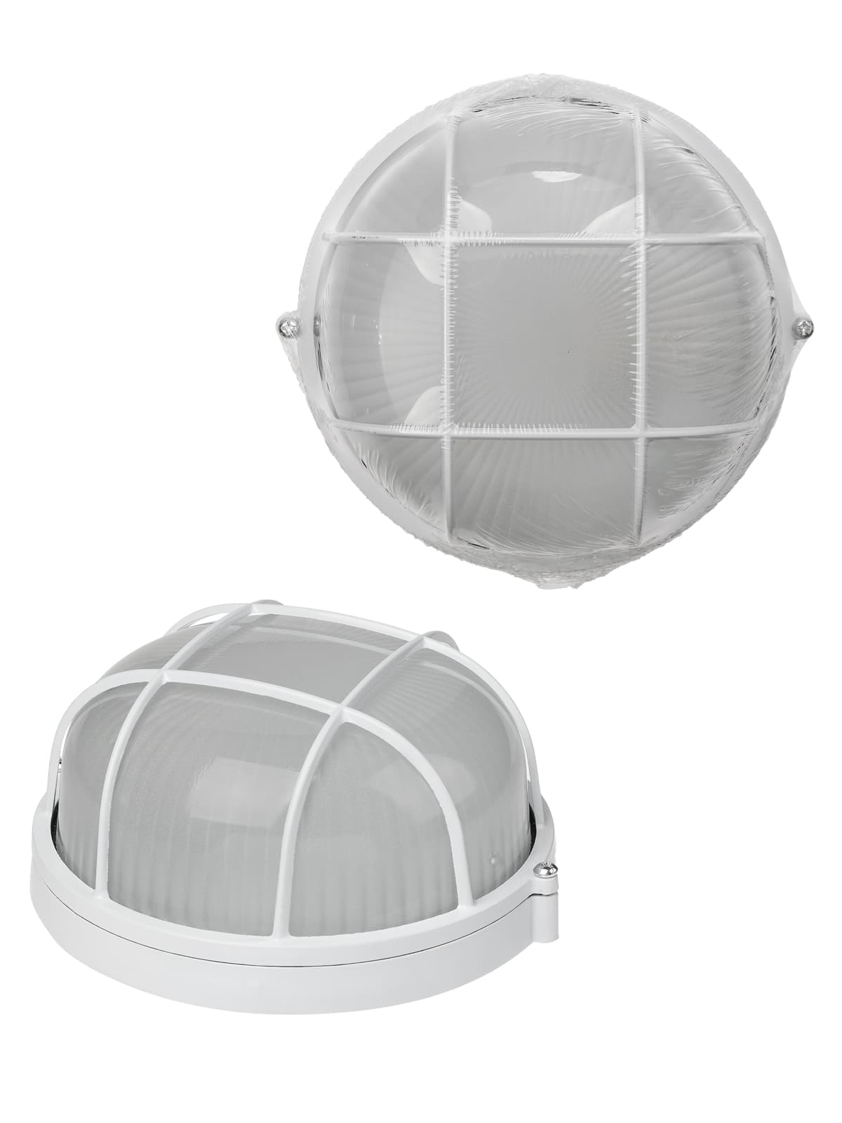 Светильник НПБ1302 белый/круг с реш. 60Вт IP54 TDM