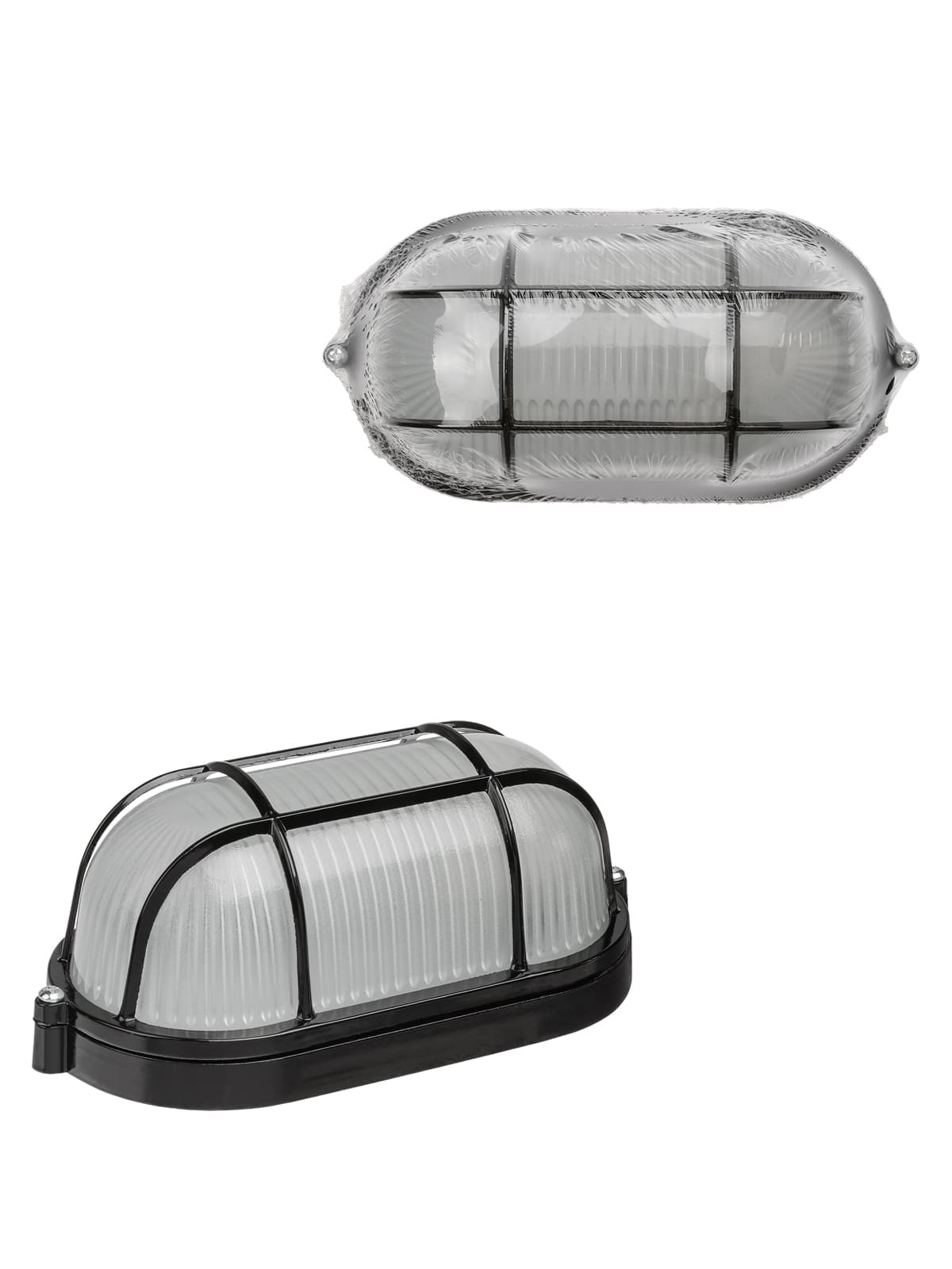 Светильник НПБ1402 черный/овал с реш. 60Вт IP54 TDM