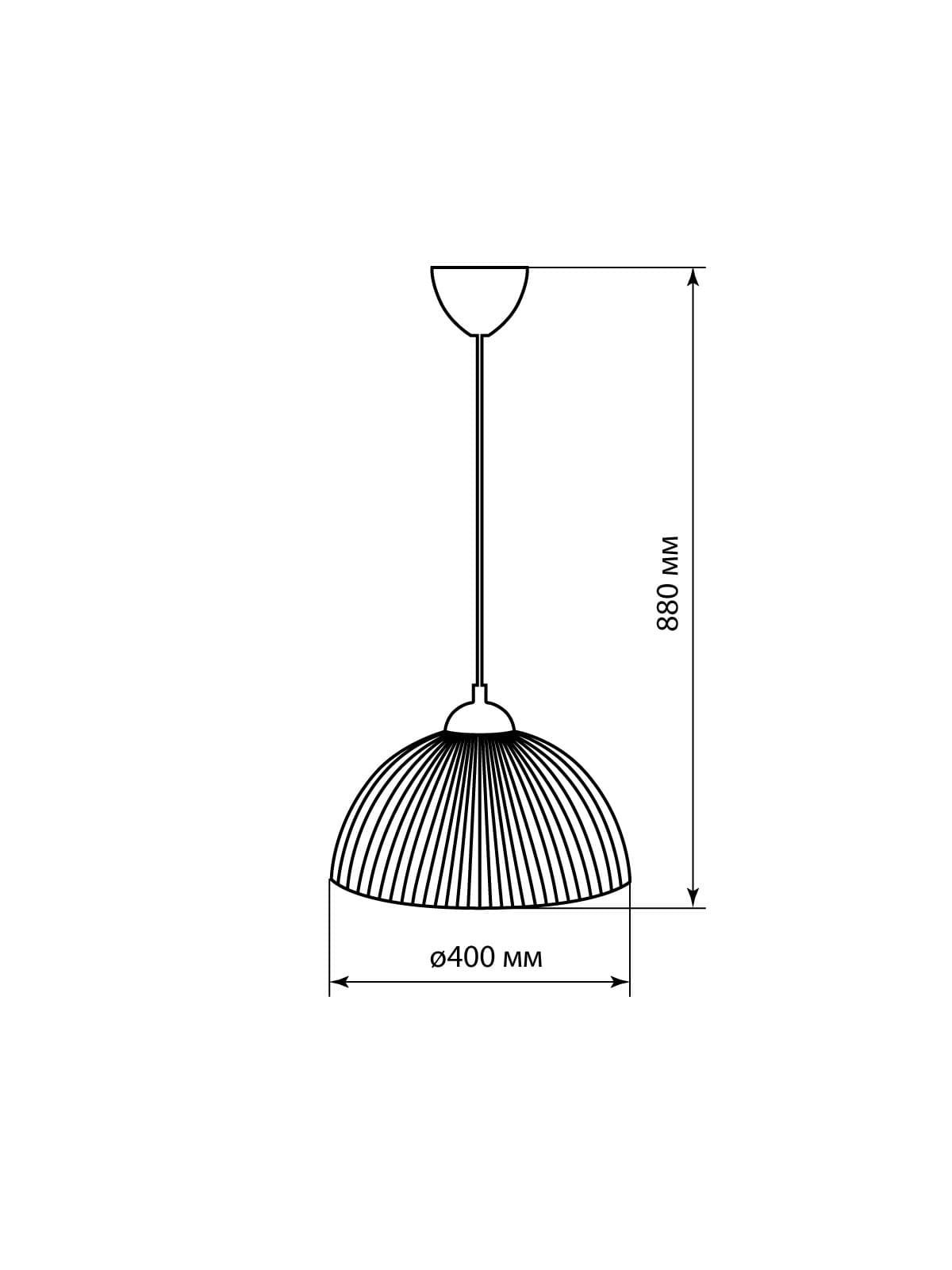Светильник НСБ 1840/1 "Home" 15 Вт, Е27, коричневый, шнур белый TDM