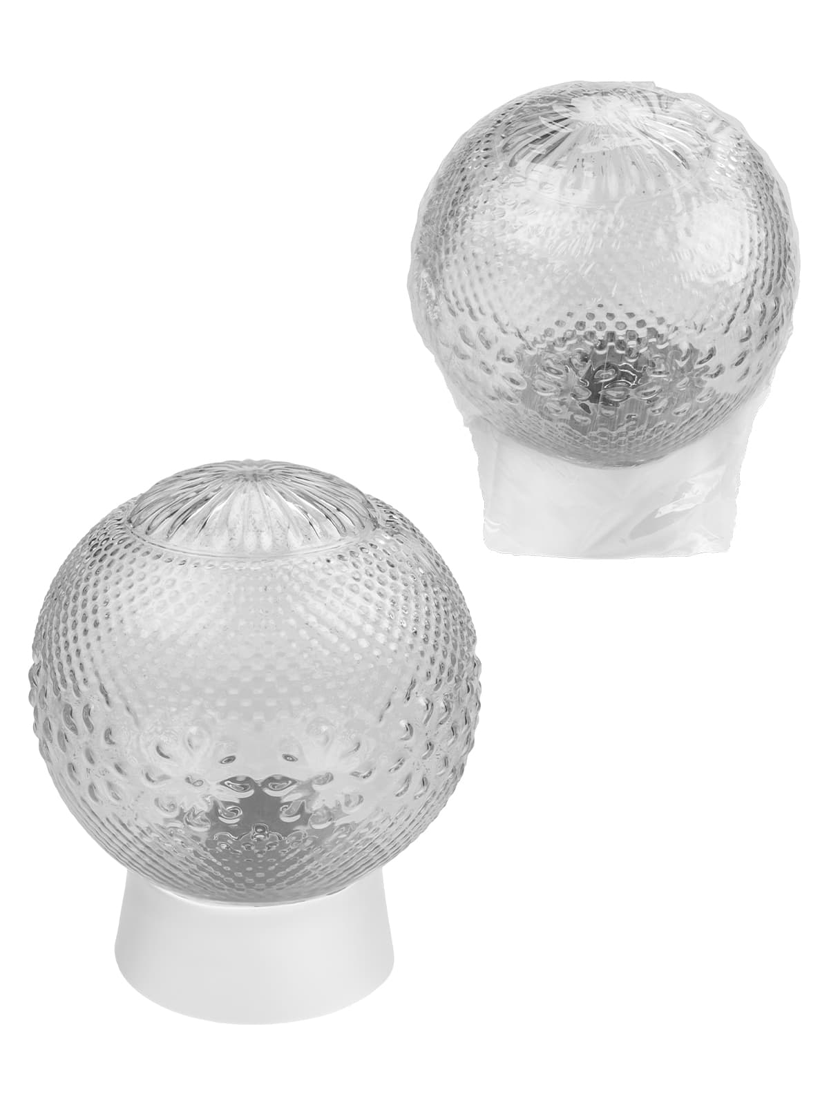 Светильник НББ 64-60-025 УХЛ4 (шар стекло "Цветочек"/прямое основание) TDM