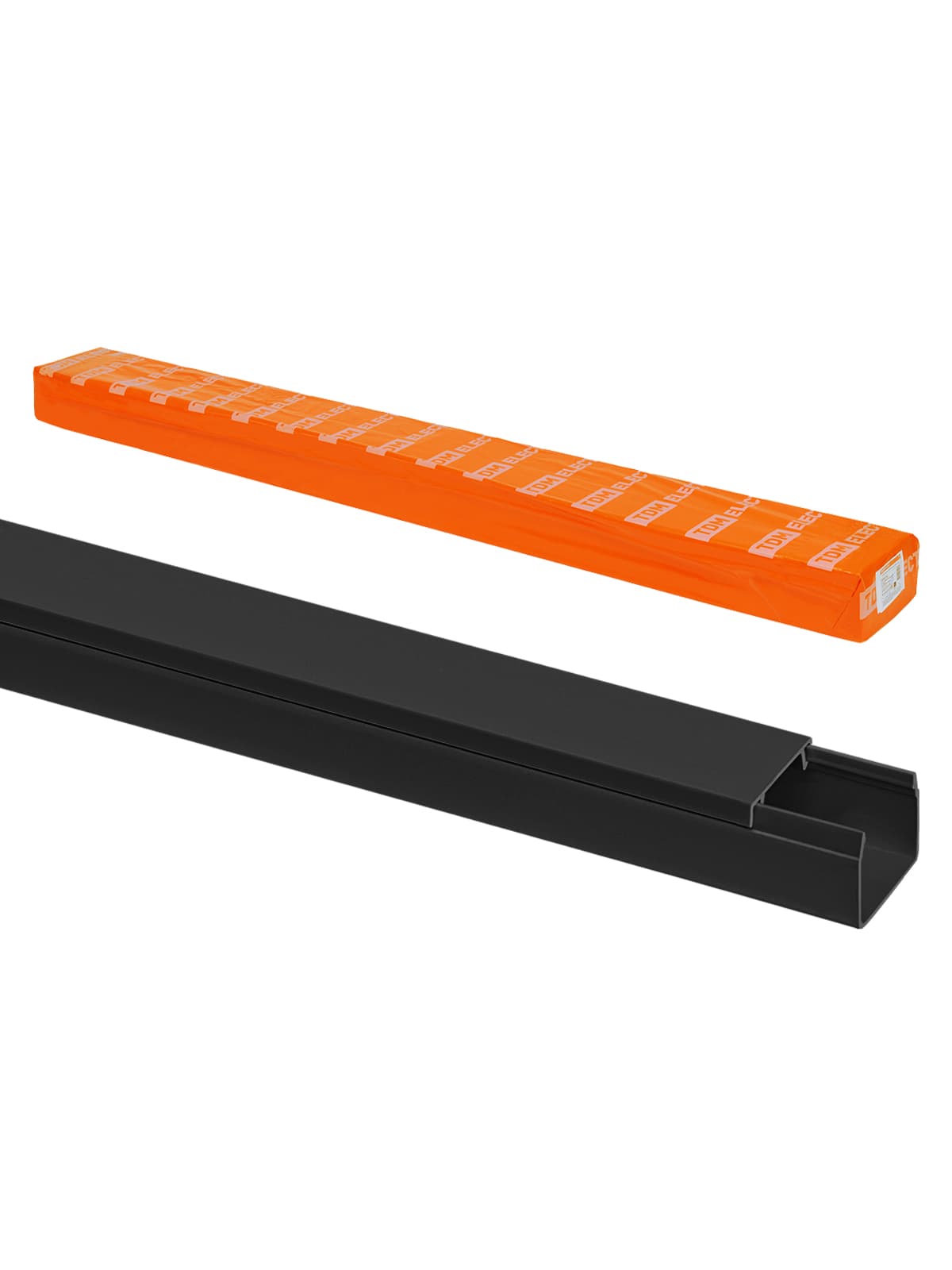 Кабель-канал 16х16 (2 м) чёрный TDM