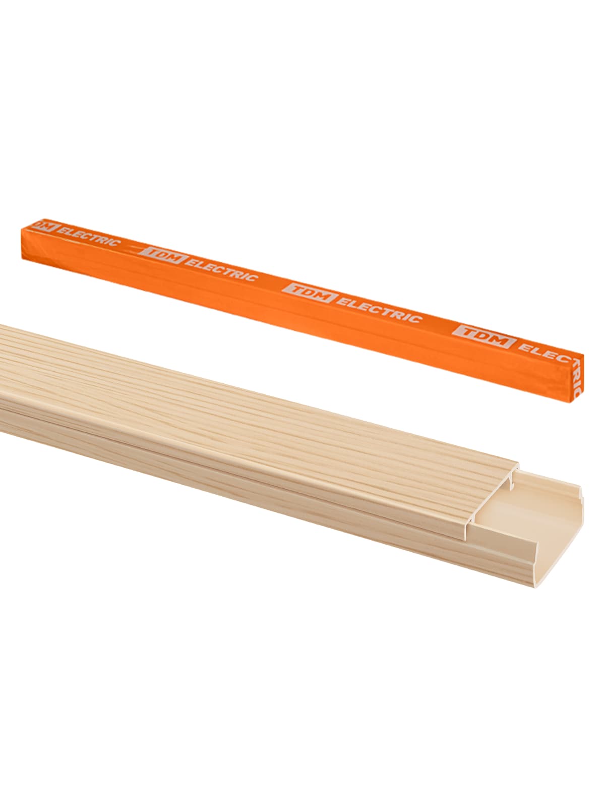 Кабель-канал 20х10 (9 шт по 1 м) "ЭКО" 3D сосна (розн.упак.) TDM