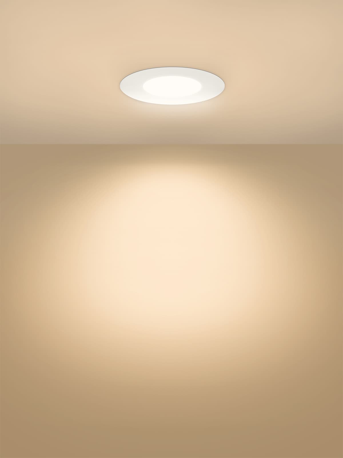 Светильник ультратонкий встраиваемый светодиодный "Даунлайт НАРОДНЫЙ" СВО (белый) 3 Вт 3000К