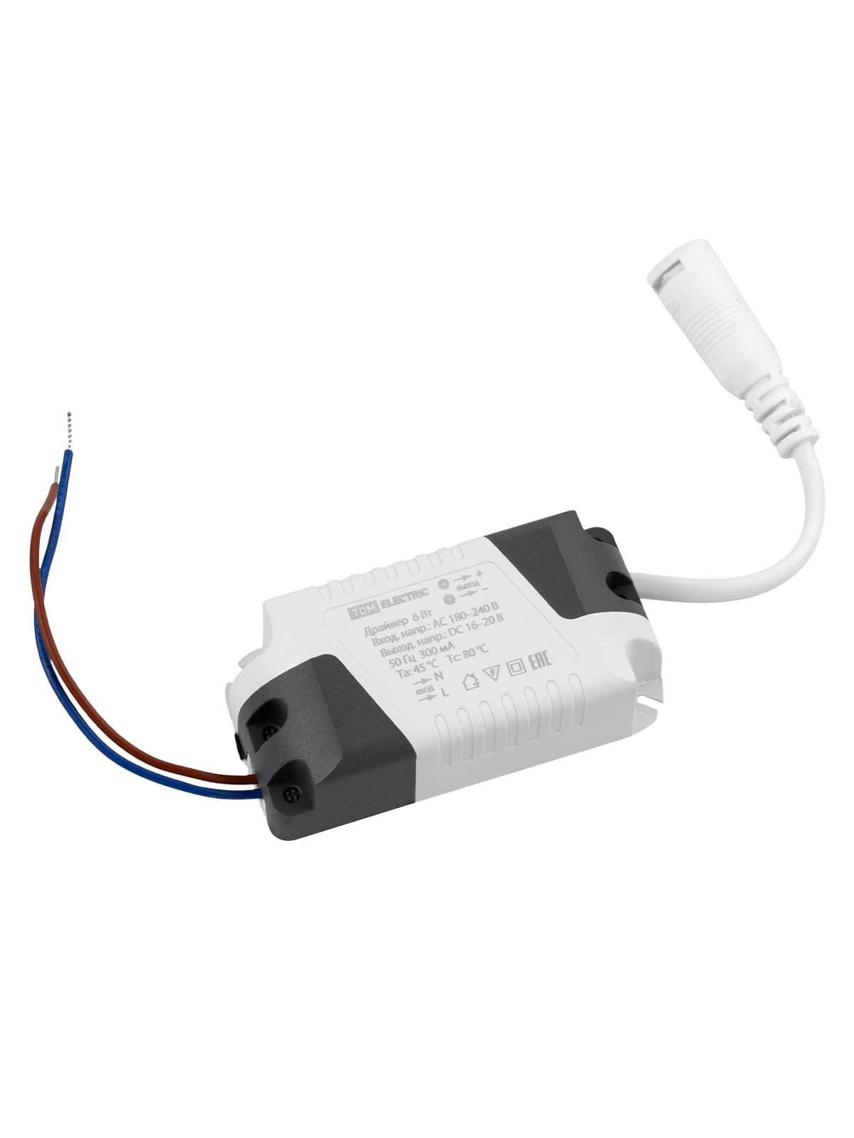 Светильник ультратонкий встраиваемый светодиодный "Даунлайт" квадрат СВО (белый) 6 Вт 4000К TDM