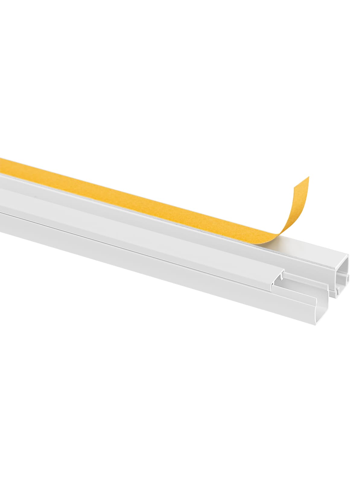 Кабель-канал 12х12 самоклеящийся (12 шт по 2 м) белый TDM