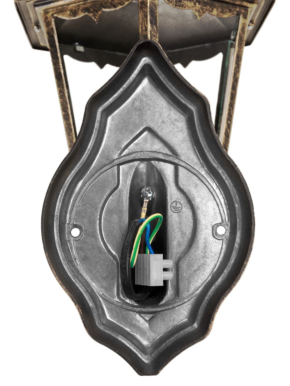 Светильник 6100-11 садово-парковый шестигранник, 100Вт, вверх, бронза TDM