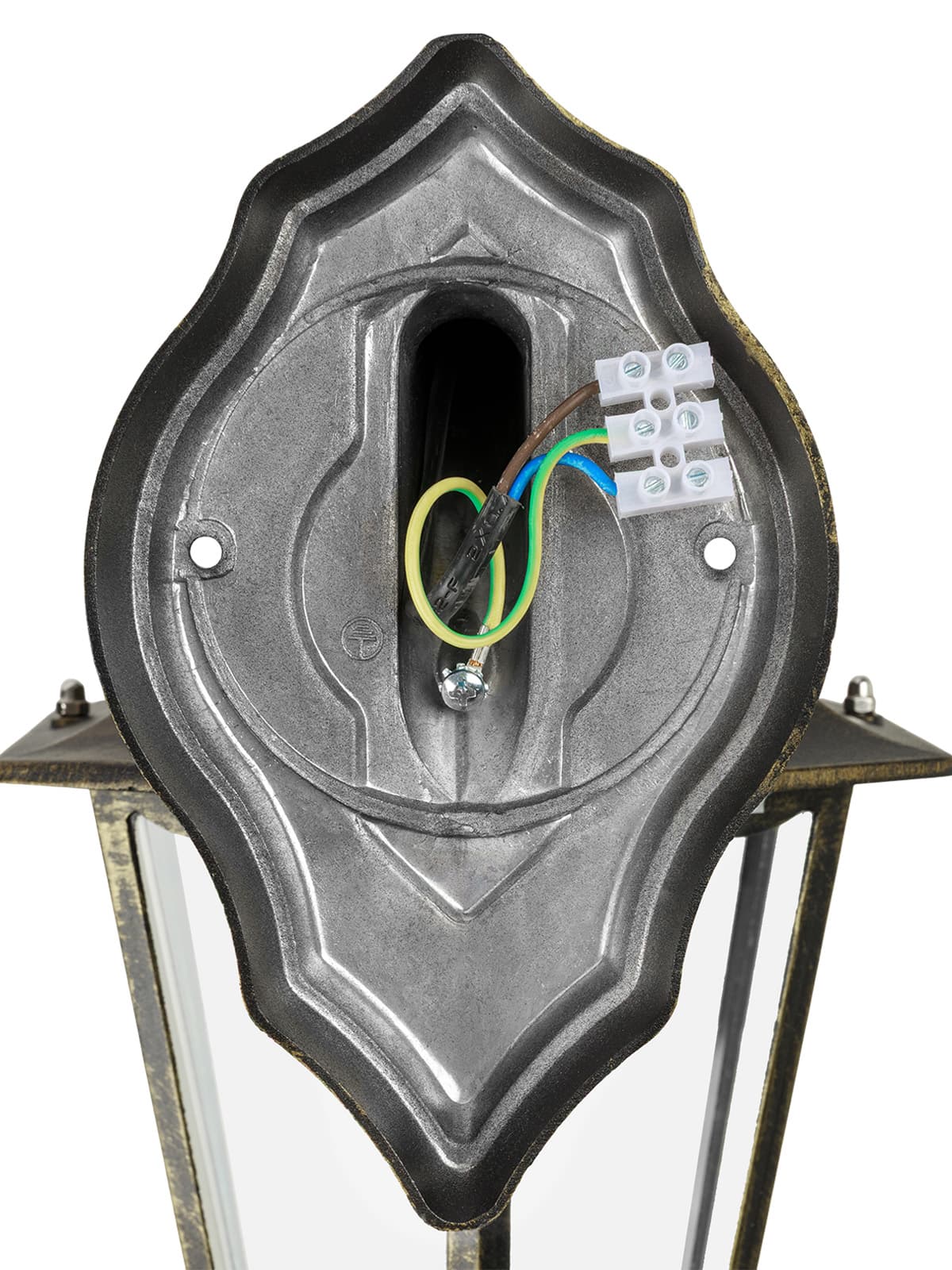 Светильник 6100-12 садово-парковый шестигранник, 100Вт, вниз, бронза TDM