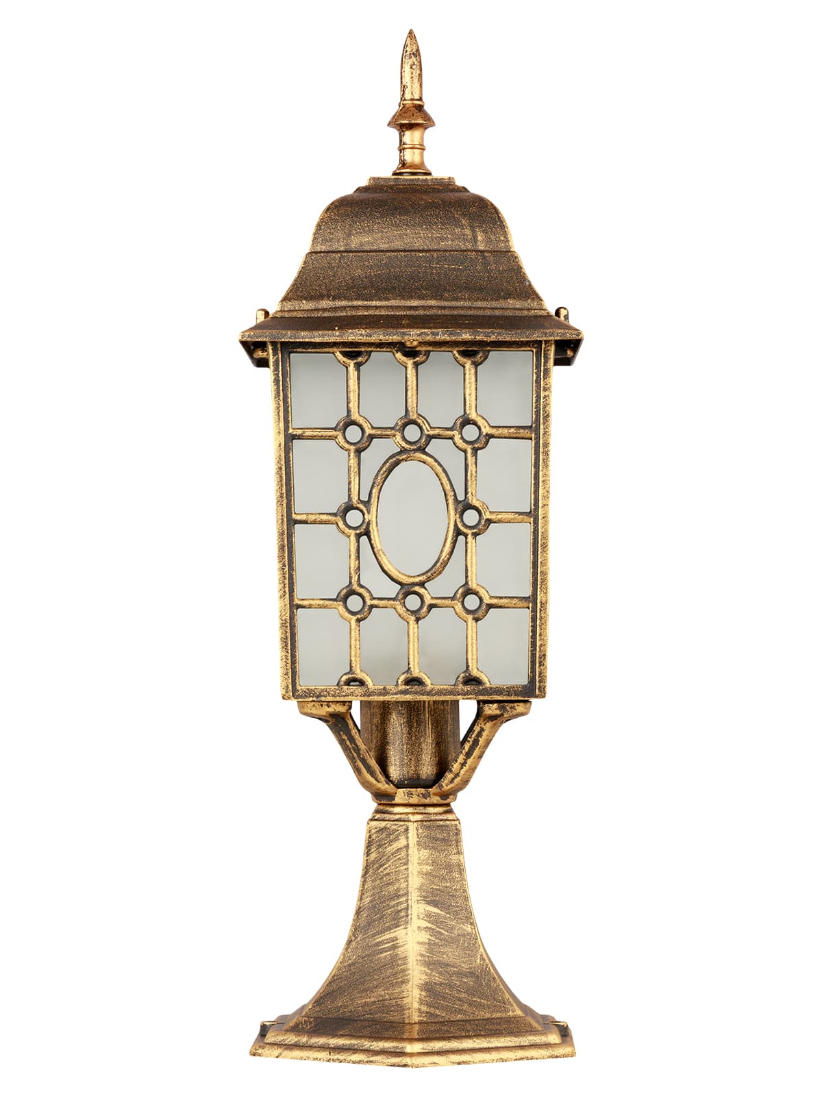 Светильник садово-парковый "Беседка" 60 Вт, стойка, матовое/бронза, Е27, TDM