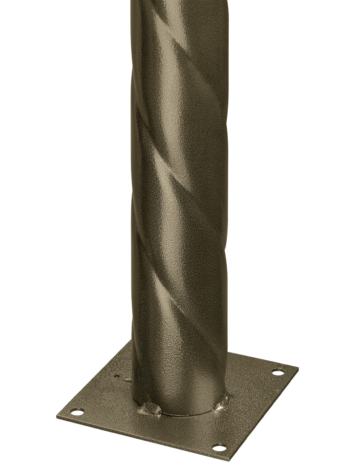 Опора витая металлическая садово-парковая, h=600 мм, цвет бронза металлик, TDM