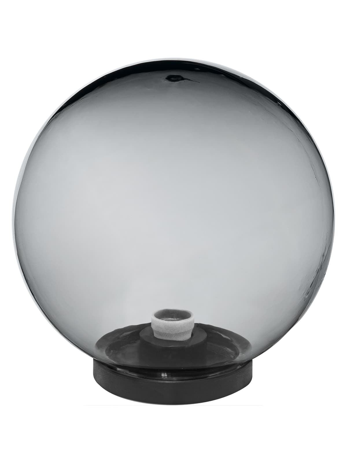 Светильник НТУ 03-100-302 шар d=300 мм IP54 (дымчатый ПММА, основание плоское ПК 145, Е27) TDM