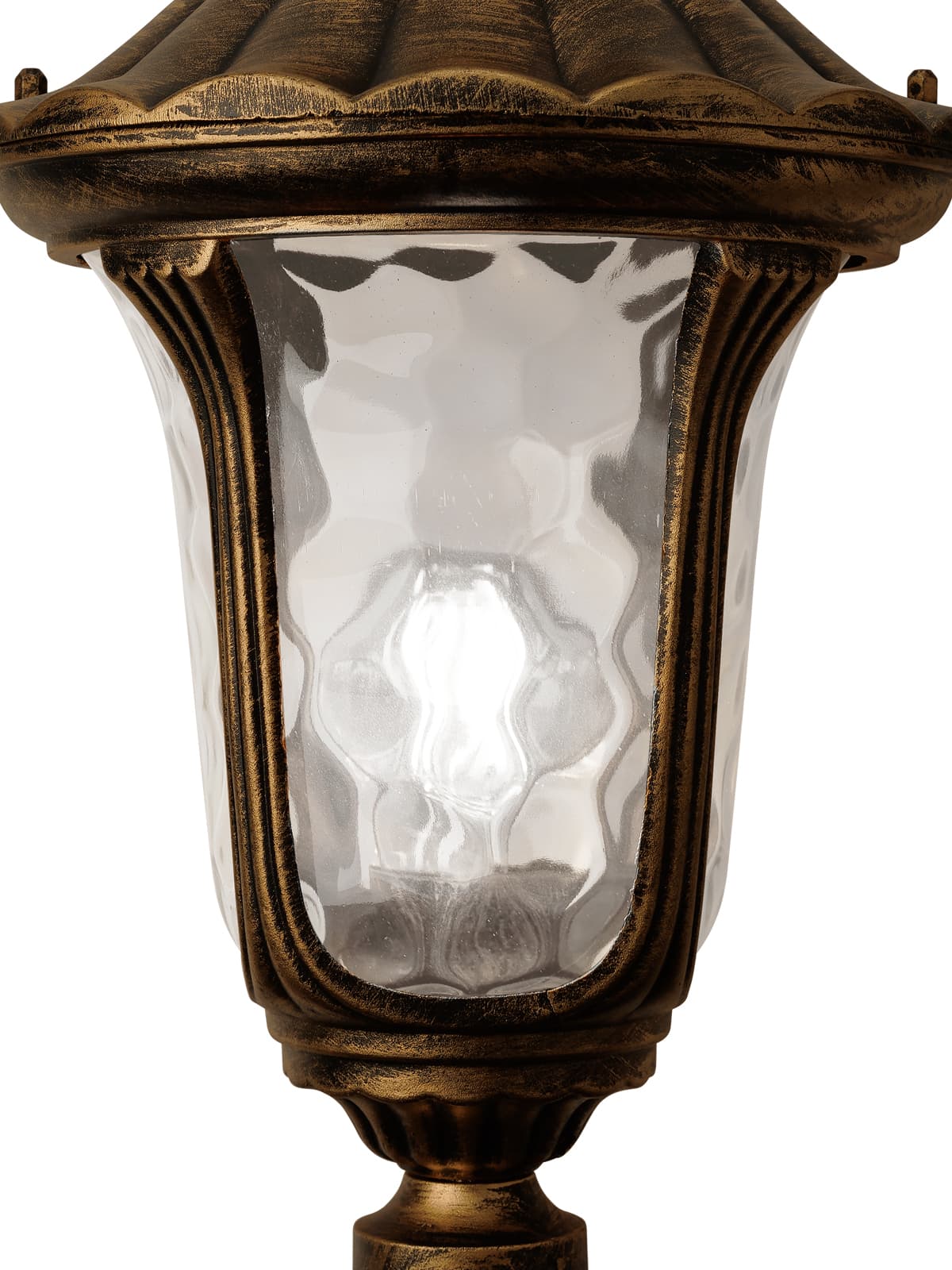 Светильник садово-парковый "Париж" 1 х 60 Вт, столб, H1150 мм, алюм., прозрачное/бронза, Е27, TDM