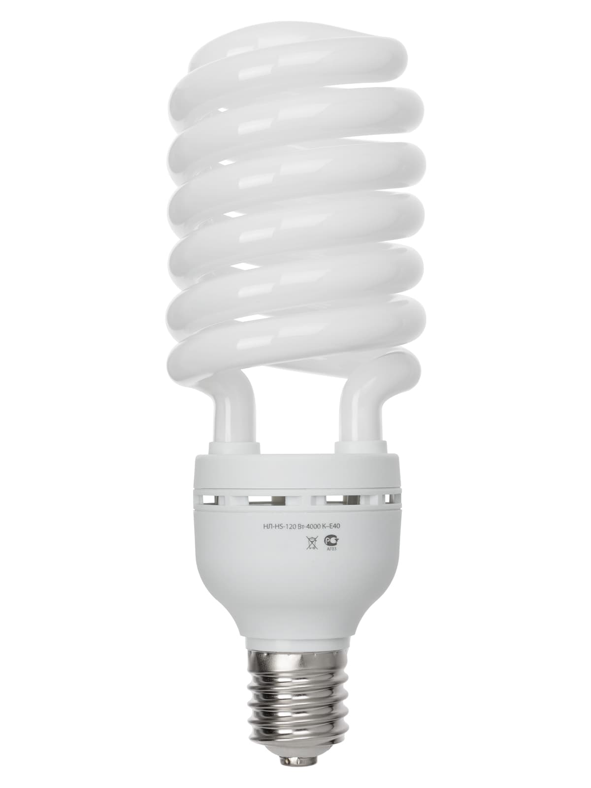 Лампа люминесцентная НЛ-HS-120 Вт-4000 К–Е40