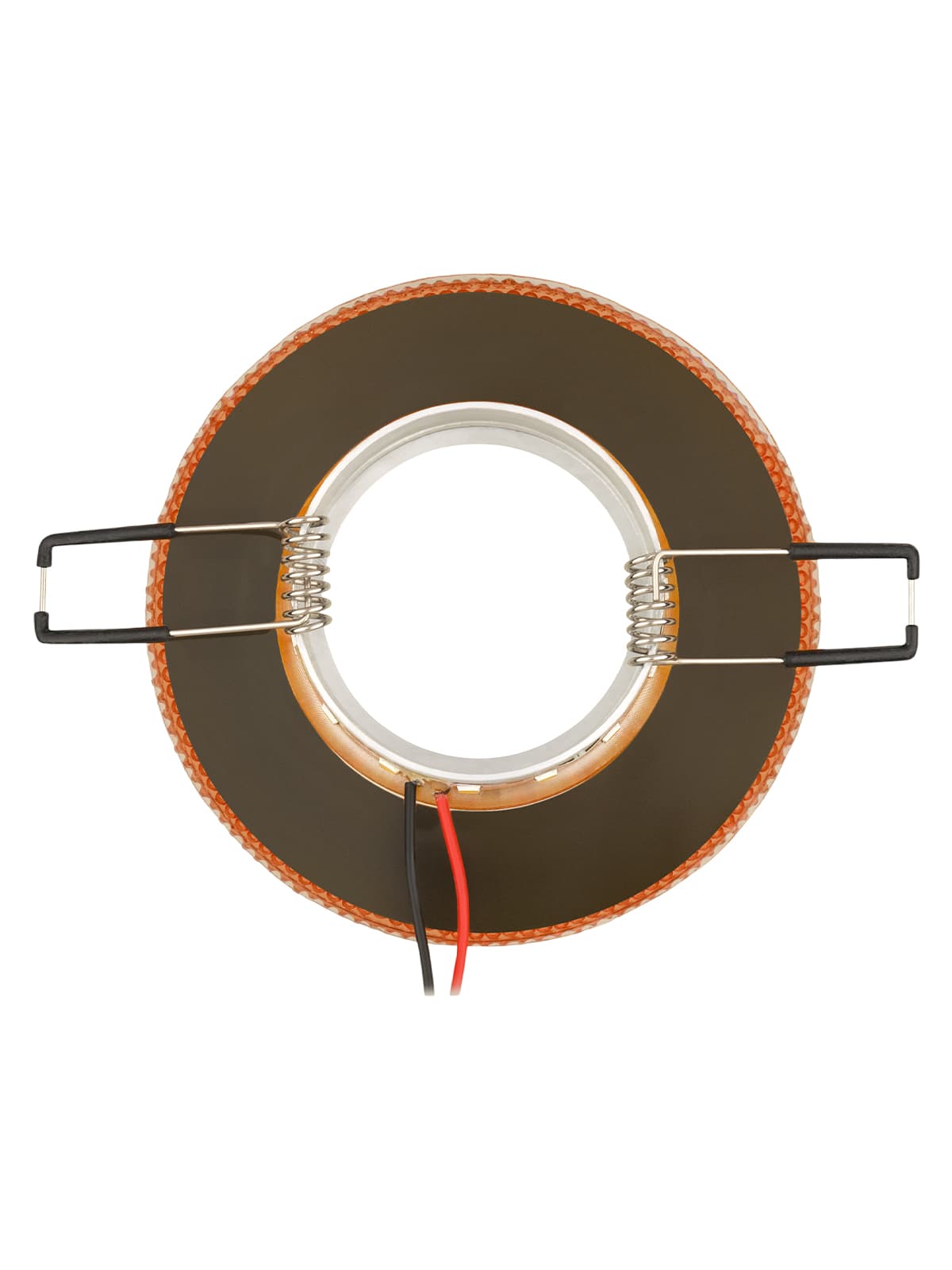 Светильник встраиваемый СВ 03-11 MR16 50Вт G5.3 LED подсветка 3 Вт золото/хром TDM