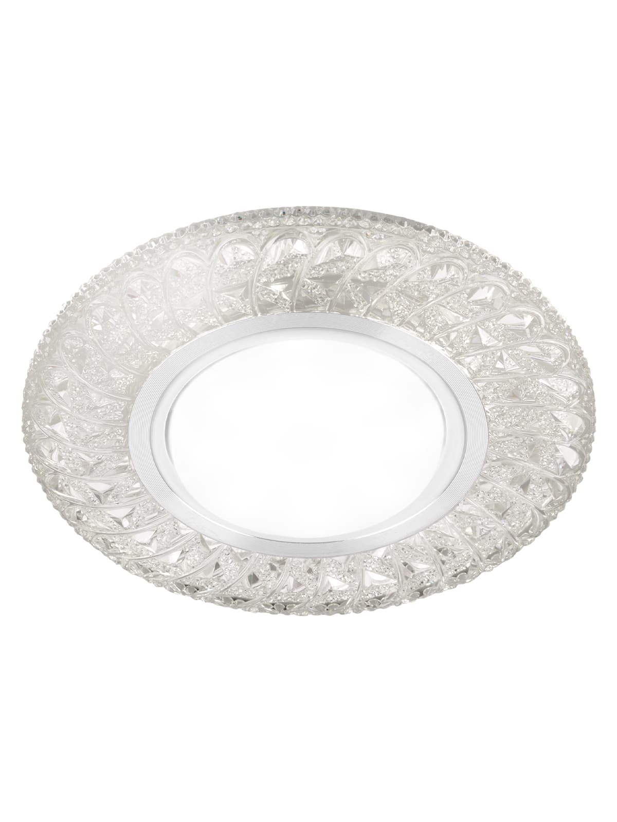 Светильник встраиваемый СВ 03-14 MR16 50Вт G5.3 LED подсветка 3 Вт зеркальный/хром TDM