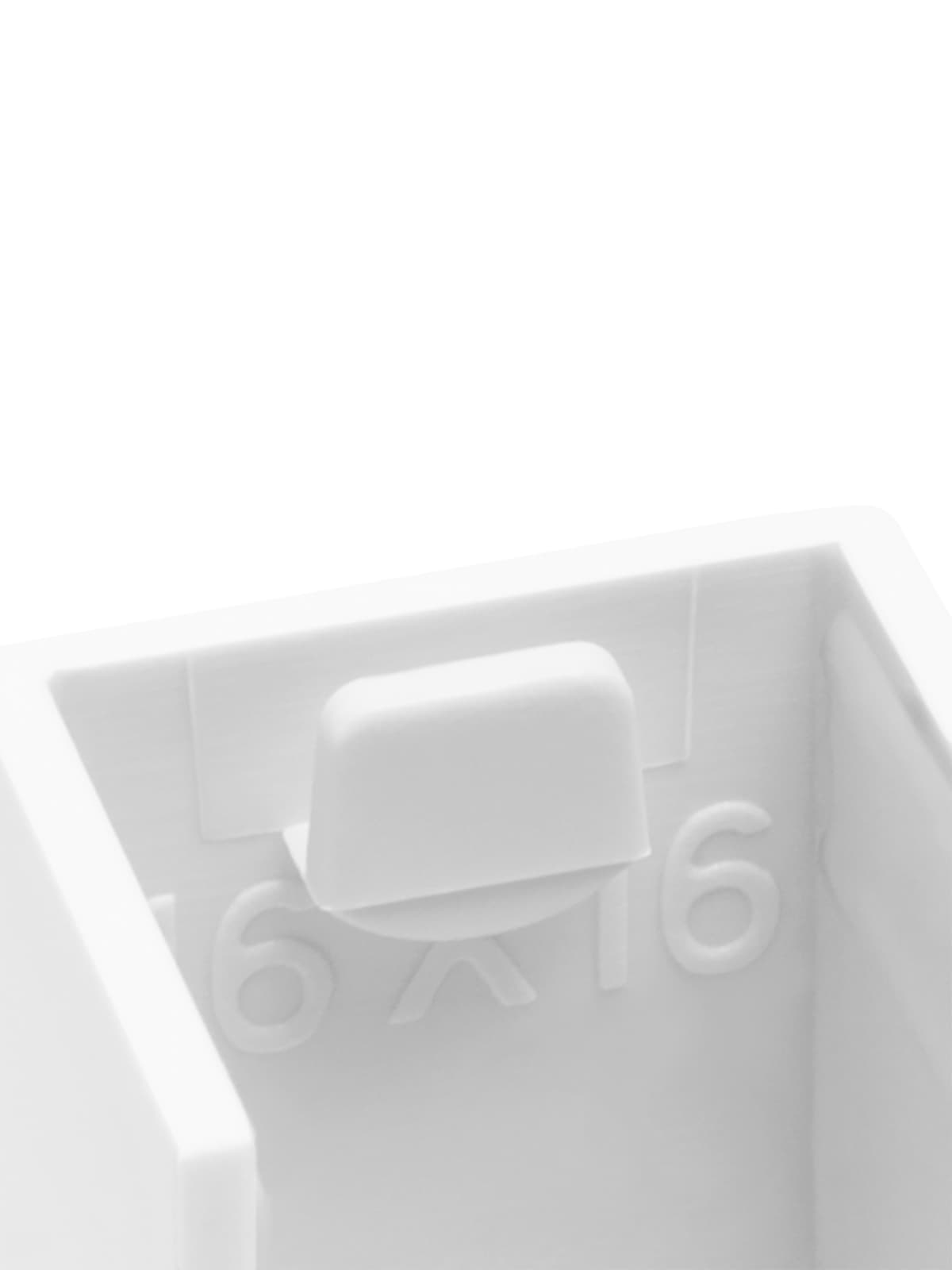 Заглушка кабельной трассы КМЗ 16х16 (4 шт./комп.) TDM