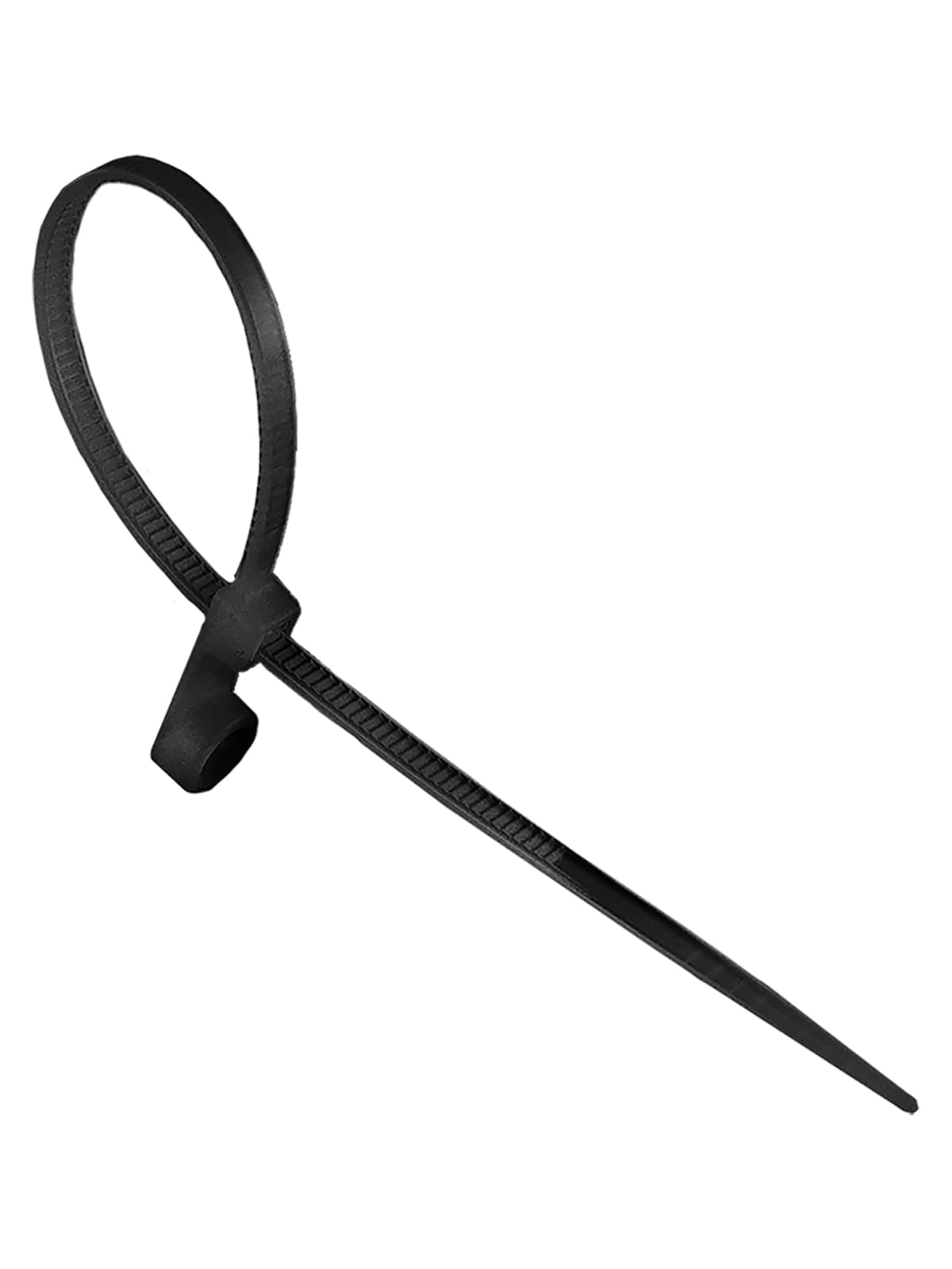 Хомут нейлоновый с монтажным отверстием 3,5х100 мм (черный) (100шт) TDM