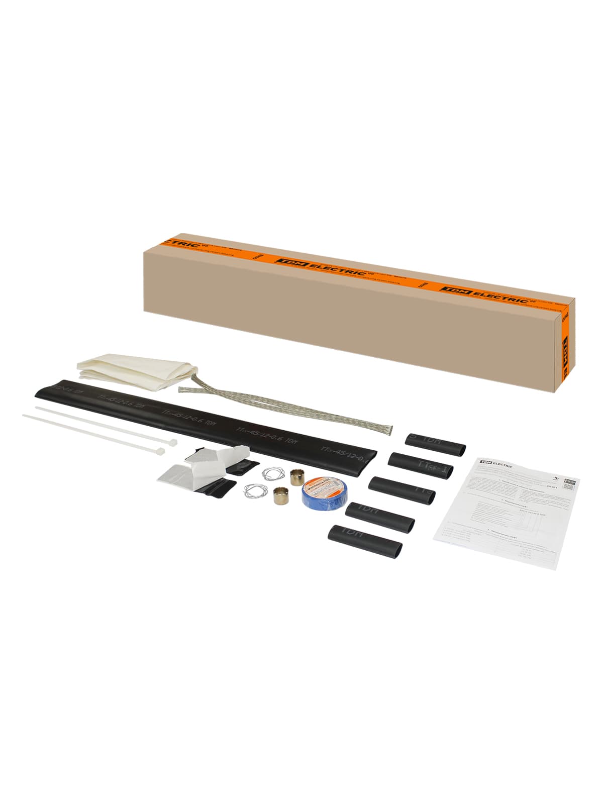 Муфта кабельная термоусаживаемая соединительная 10-25 кв.мм, 1кВ, ПВХ/СПЭ с броней, без гильз 5ПСтБ1-10/25-БГ TDM