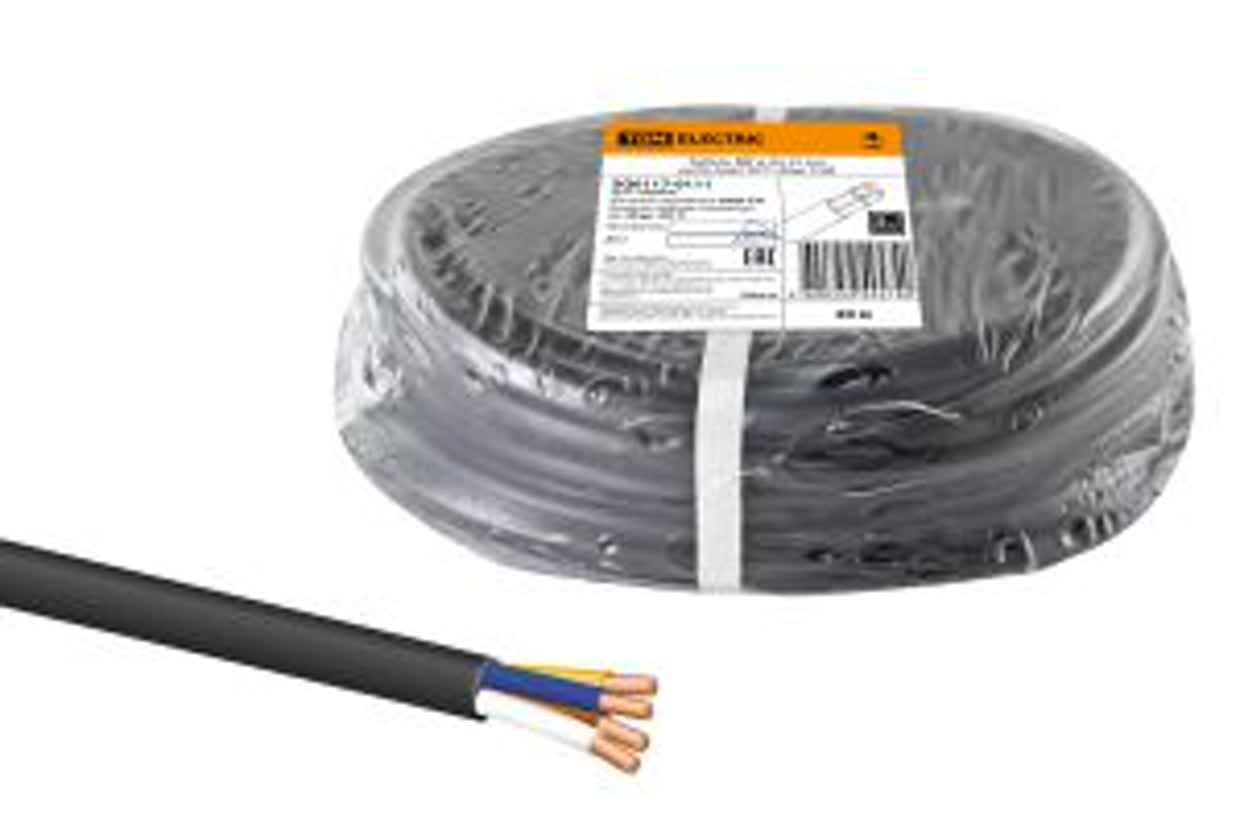 Кабель ВВГнг(А)-LS 4х4 ок(N)-0,66 ГОСТ (20м) TDM