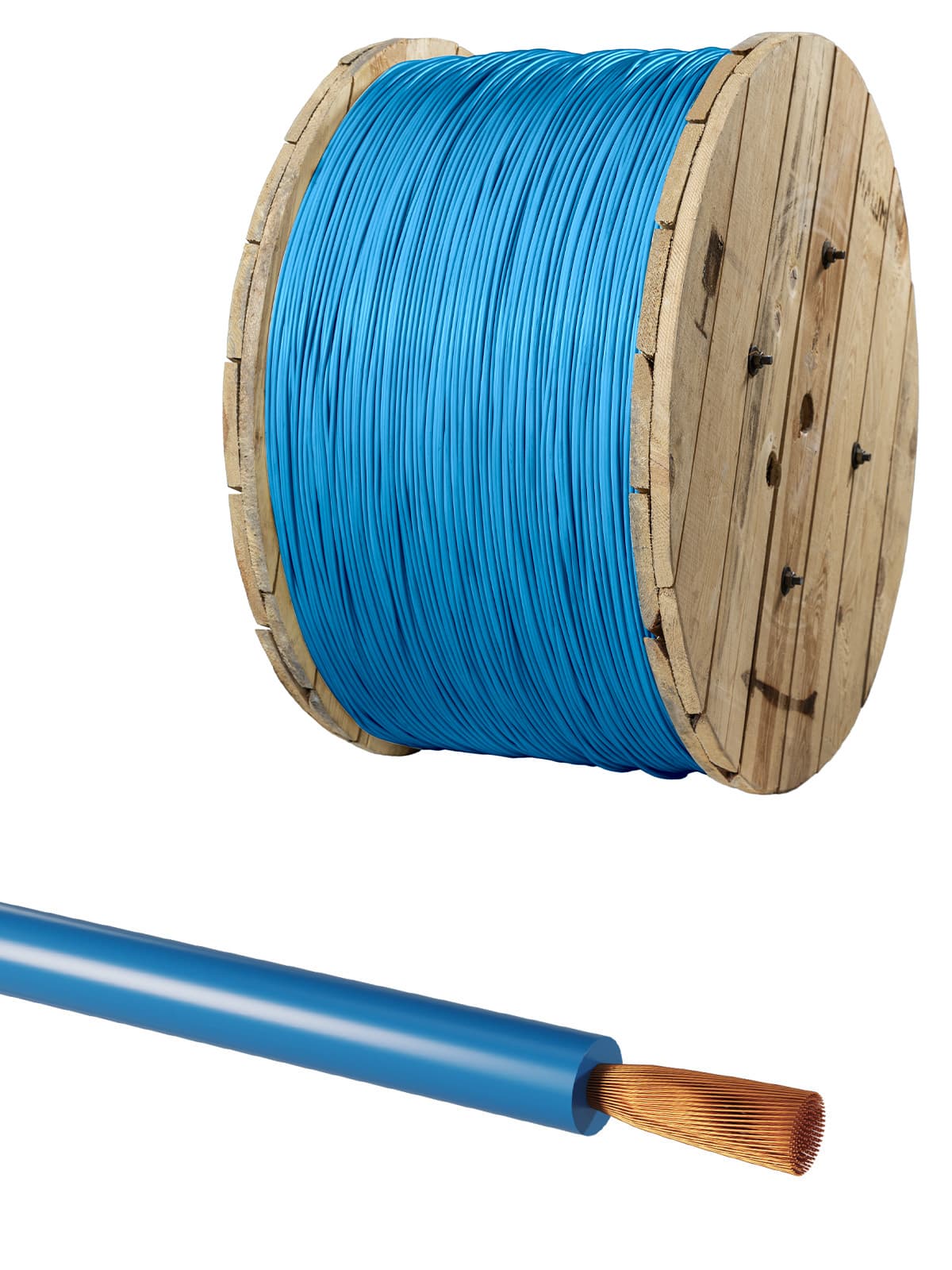 Провод ПуГВ (ПВ-3) 1х16,0 ГОСТ, синий TDM