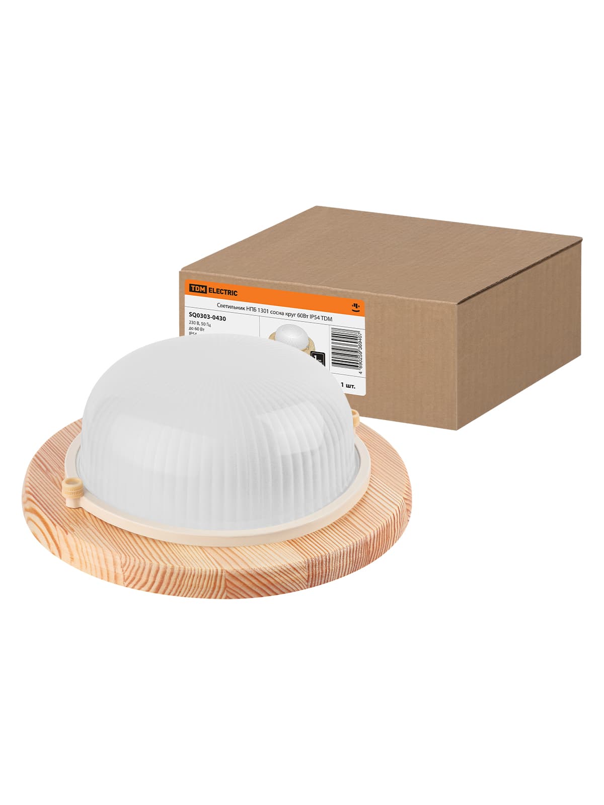 Светильник НПБ1301 сосна круг 60Вт IP54 TDM