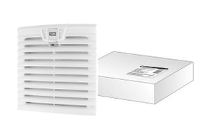 Вентиляционная решетка с фильтром для вентилятора ВФУ SQ0832-0112 (204 мм) TDM