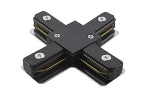 Коннектор Х-образный для шинопровода TLC-01-BL-X, черный, TDM