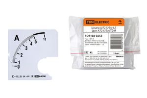 Шкала Ш72    5/5А-1,5 (для А72 Х/5А) TDM