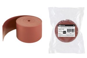 Лента термоусаживаемая изолирующая с клеевым слоем, красная ЛТИк-10-50х5000-К TDM