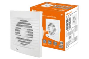 Вентилятор бытовой настенный, 100 С-П, подш. кач, белый, TDM