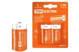 Элемент питания LR14 C Alkaline 1,5V BP-2 TDM