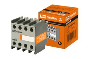 Приставка контактная ПКН-40 (доп. контакты 4з) TDM