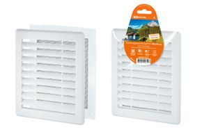 Решетка разъемная с москитной сеткой, белая, 180х240 TDM